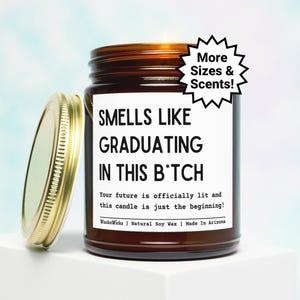Smells Like Graduating | Graduation Gift, Bachelors Graduation Gift, Masters Graduation Gift, PhD Graduation Gift, College Graduation Gift