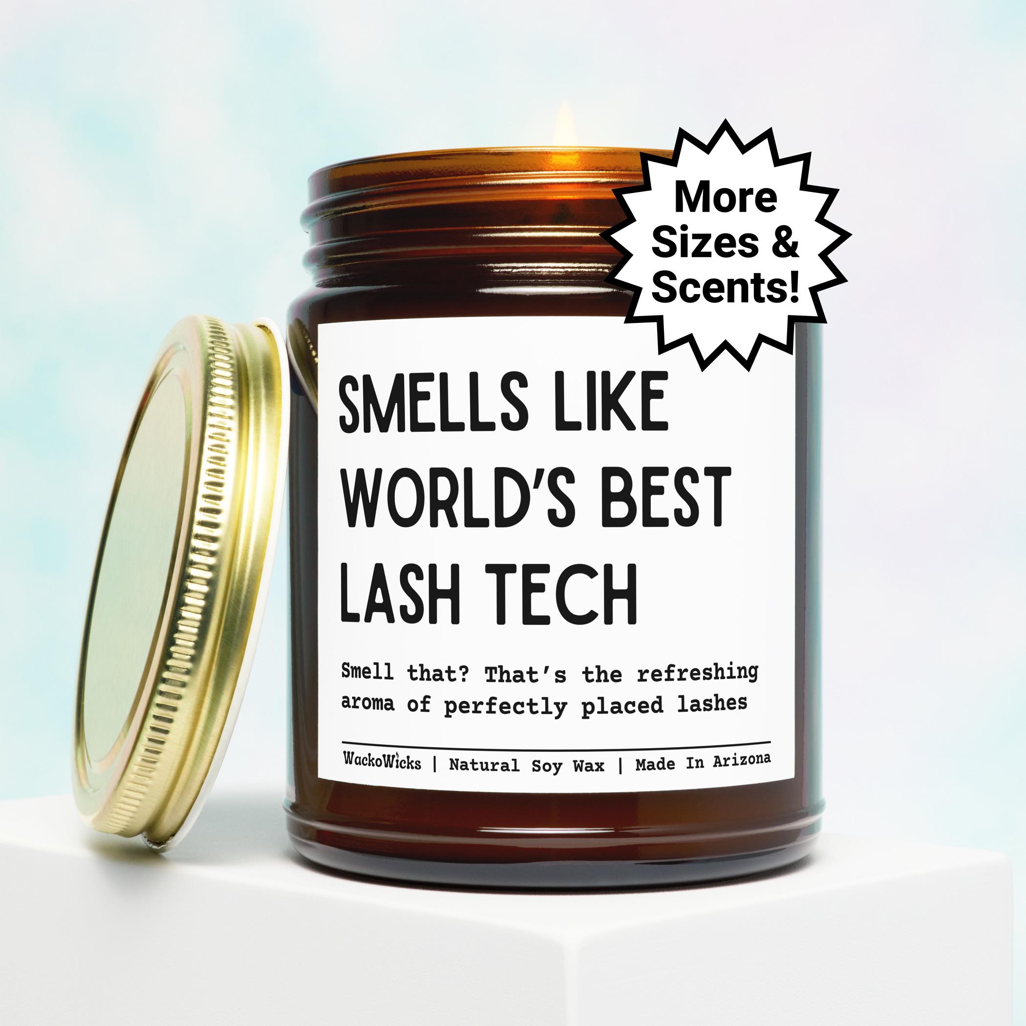 Lash Tech Gift Candle | Lash Tech Gifts, Eyelash Tech Gift, Lash Artist Gift, Lash Technician Gift, Lash Tech Gift Ideas