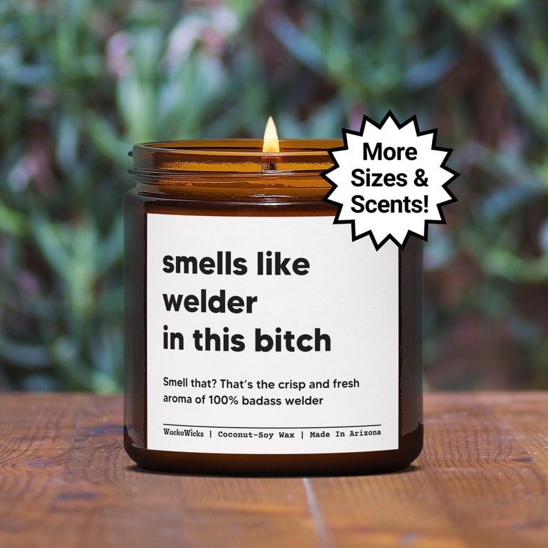 Best Welder Candle | Welder Gifts, Welding Gifts, Funny Welder Gift, Metal Worker Gift, Welder Gift, Gifts For Welder, Candle For Welder afbeelding 1