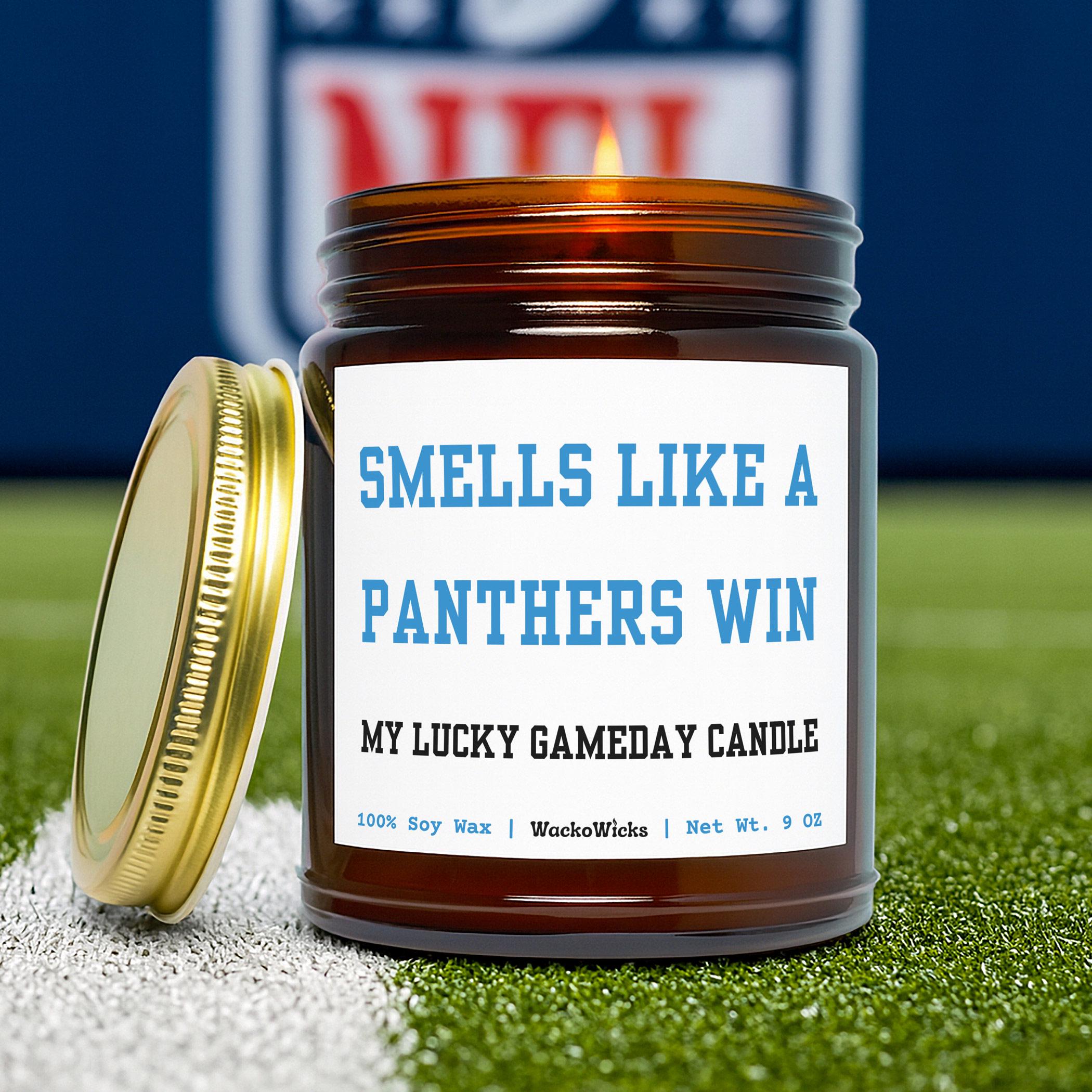 Discover Carolina Panthers Candle | Panthers Gift, Carolina Panthers, Panthers Fan Gift, Carolina Football, football Football, Football Fan Gift