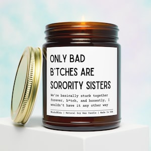 Sorority Sister Gift, Sorority Gifts, Rush Week Gifts, Bid Day Gift, Greek Sorority Gifts, Big Little Gifts, Sorority Candle