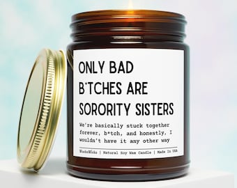 Sorority Sister Gift, Sorority Gifts, Rush Week Gifts, Bid Day Gift, Greek Sorority Gifts, Big Little Gifts, Sorority Candle