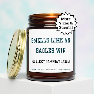 Philadelphia Eagles Candle | Eagles Gift, Philadelphia Eagles, Eagles Fan Gift, Philadelphia Football, Eagles NFL, Eagles Football Fan Gift