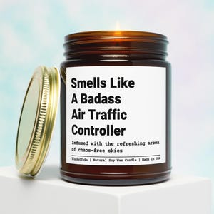 Air Traffic Controller Gift, ATC Gift, ATCS Gift, Flight Controller Gifts, ATC Graduation, Air Traffic Controller Soy Candle
