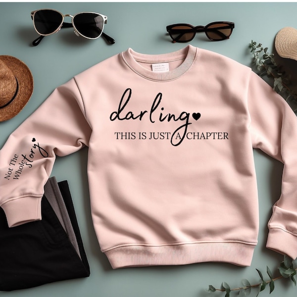 Darling this is just a chapter, this is jus a chapter, png, sublimation, trending sweater design