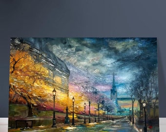 Art Print "Princess Street, Edinburgh"