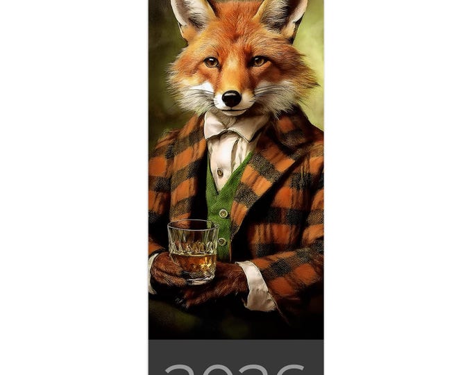 Victorian Animals Wall Calendar 2026: Large Art Display