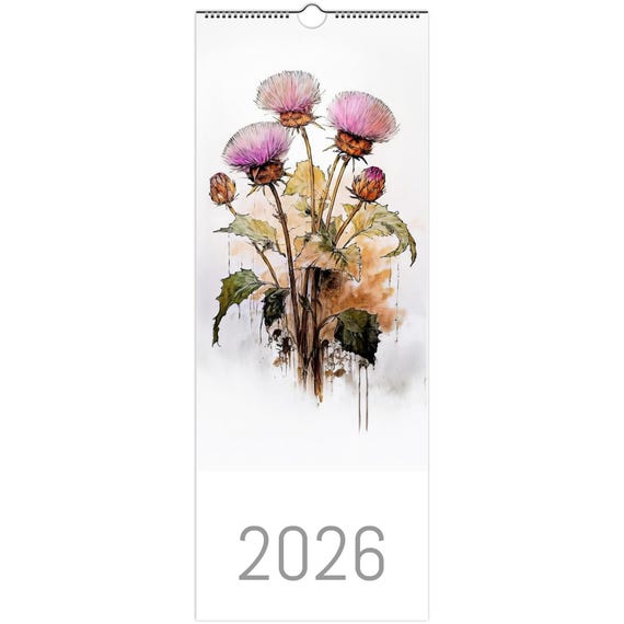 Illustrative British Art Wall Calendar 2026: Large 40cm