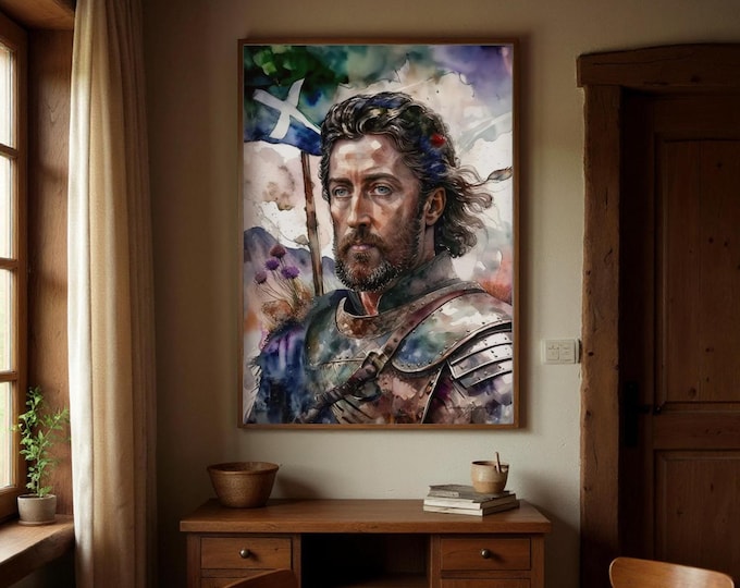 William Wallace Framed Poster: Scottish Heritage Art Print