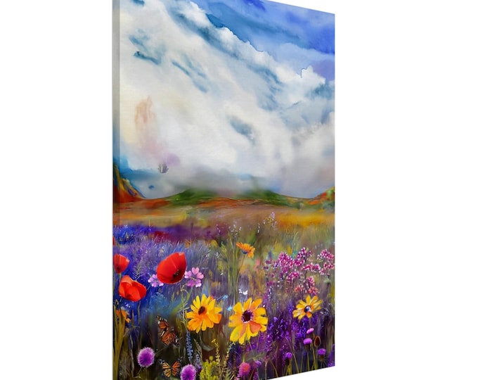 Canvas  Colors Of Scotland: Wildflowers