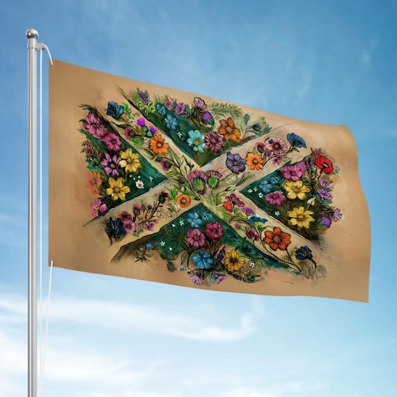 XL Scottish Flag: Heavy-Duty Three-Layer Polyester, Double-Sided (96"x60")