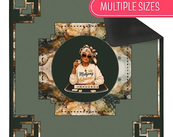 Mahjong Playing Mat Mahjong Queen - Various sizes: from XL to Travel size