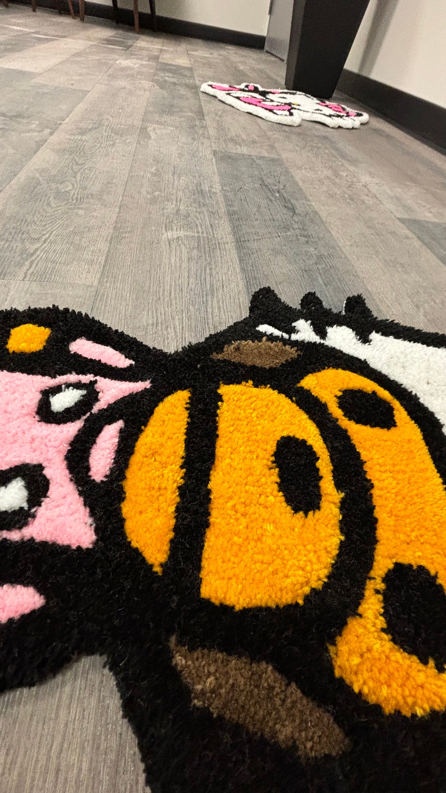 Vintage BAPE HOME BABY MILO RUG MAT a bathing ape NIGO Brown