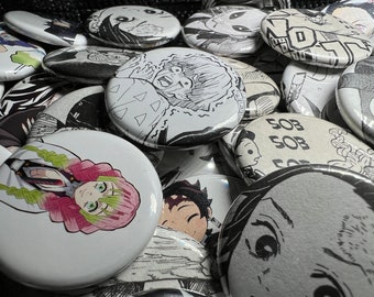 ANIME, MANGA, Fantasy Imp Destroyer Random Set of Manga buttons (5,10,20)