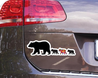 Mama Bear Autism Awareness Decal, Customizable, Autism Gift, Autism Theme Gift, Holiday Gift, Gift for Mom, Personalize Sticker