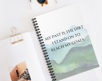 Motivational Spiral Notebook – Ruled Line Journal, Inspirational Gift
