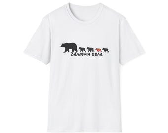 Grandma Bear Family T Shirt Custom Autism Shirt Personalize Shirt Autism Awareness Custom Grandparent Gift Autism Personalize T Shirt