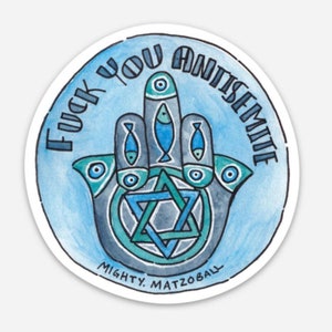 Fight Antisemitism Israel Jewish Pride Sticker
