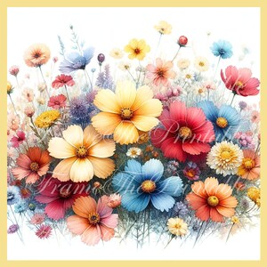 Aquarell Wilde Goldene Blumen Hochzeit Clipart Kommerzielle Nutzung Floral Herbst Wilde Blumen JPG PNG Border Hochzeit Einladungskarten Design