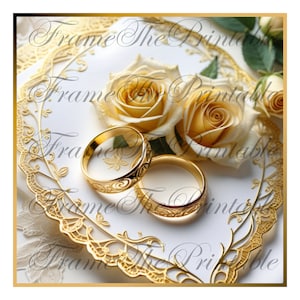 Clipart alliances, mariage shabby chic, JPG aquarelle, journalisation et scrapbooking, téléchargement numérique pour faire-part et cartes