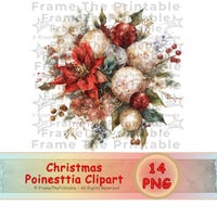 Watercolor Christmas Teddy Clipart – Cozy Holiday Graphics, Cute ...