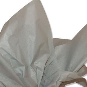 Made in USA - 480 Sheets - Gray Tissue 20&quot; x 30&quot; Sheets - 100% Recycled