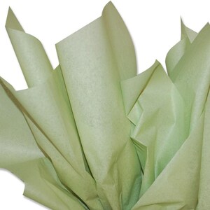 Made in USA - 480 Sheets - Jade Green Tissue 20&quot; x 30&quot; Sheets - 100% Recycled