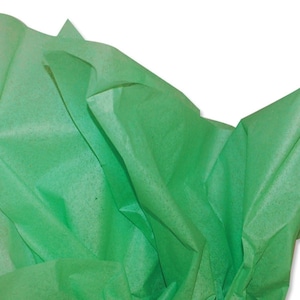 Made in USA - 480 Sheets - Mid Green Tissue 20&quot; x 30&quot; Sheets - 100% Recycled