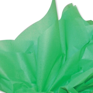 Made in USA - 480 Sheets - Groovy Green Tissue 20&quot; x 30&quot; Sheets - 100% Recycled