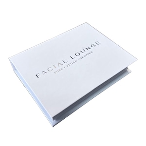 100 Boxes - Custom Printed Magnetic Gift Card Boxes - White