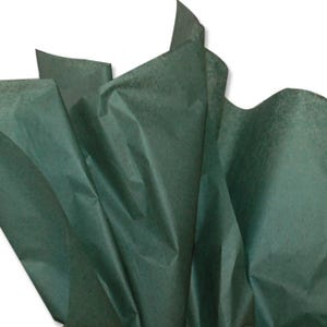 Made in USA - 480 Sheets - Forest Green Tissue 20&quot; x 30&quot; Sheets - 100% Recycled