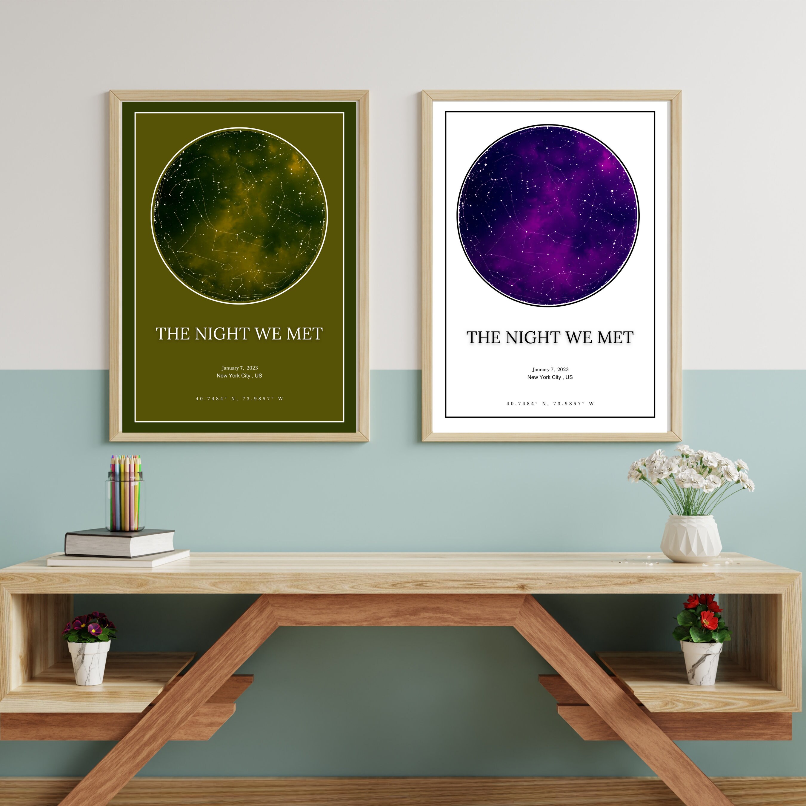 Star Map With Constellation Custom - Il Fullxfull.5714849915 Dhvq 