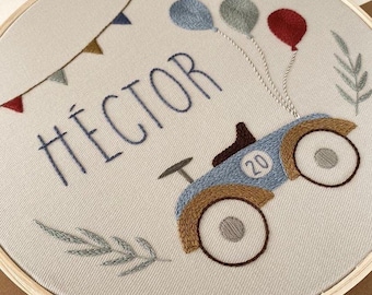 Name Personalisation Embroidery Hoop