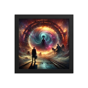 Framed poster | Lovecraft | Eldritch Terror | Cthulhu | Monster | God | Portal | Home Decor | Wall Art | Lovecraftian Horror | Cult | Cosmic