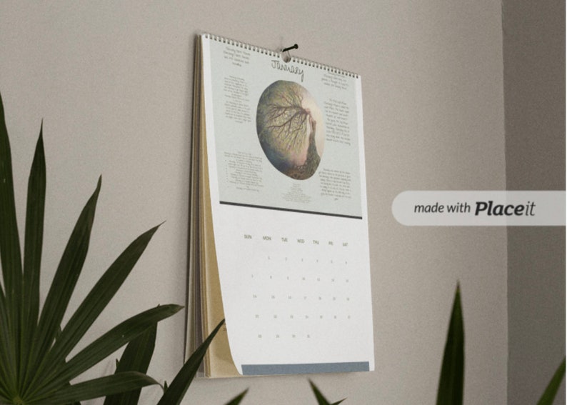 2024 Monthly Calendar, Art and Inspirational Quotes, Farmers Almanac