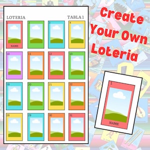 Lotería personalizable