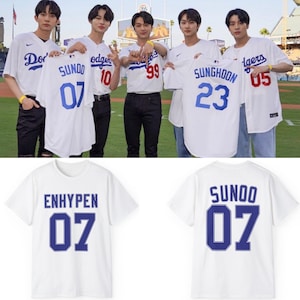 Enhypen Sunoo 07 Baseball Shirt, Sunoo Jersey Number