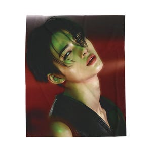 Enhypen Niki Blanket, enhypen plush velveteen blanket, enhypen blanket, enhypen merch, kpop blanket, kpop enhypen, enhypen fan gift,