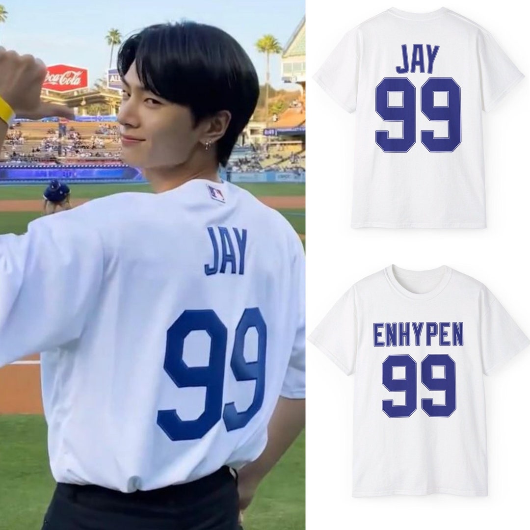 Enhypen Jay 99 Baseball Shirt, Jay Jersey Number, Enhypen