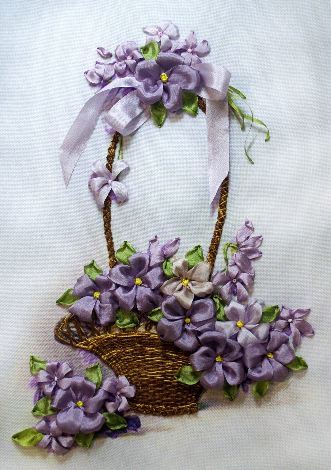 Pure Silk Ribbon Embroidery Kit a Set for Beginners Easy Ribbon ...
