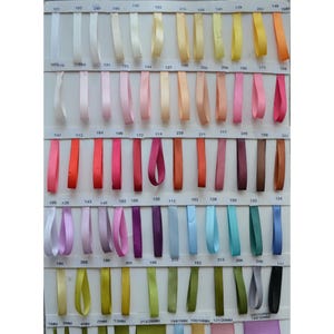 2 mm,4 mm,7 mm,13 mm,25 mm monochromatisch lint, Majestik-lint, lint voor borduursels