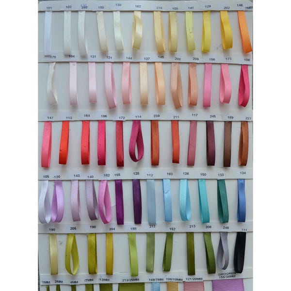 2mm,4mm,7mm,13mm,25mm monochromatic ribbon, Majestik ribbon, tapes for embroidery thin ribbon