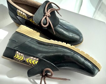 Bass Brazos Vintage Duck Shoes 8M Fleece Slip-on Waterproof  display picture 1