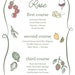 Illustrated Rustic Dinner Menu Rectangle Template - Etsy