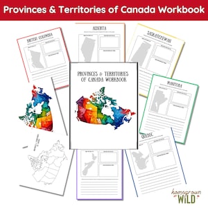 Provinces & Territories of Canada Workbook