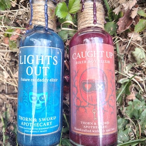 BookTok Potion Bottle Set: Color Shifting Decorative Elixirs