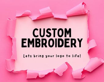 Serviços de digitalização e criação de arquivos de design de bordado personalizado
