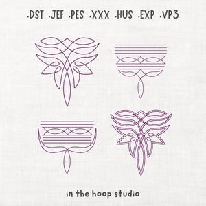 4 wzory ściegu buta Haft maszynowy Pobieranie cyfrowe Pliki do natychmiastowego pobrania Ścieg na palce Kowboj Western Cowgirl Vibes Western