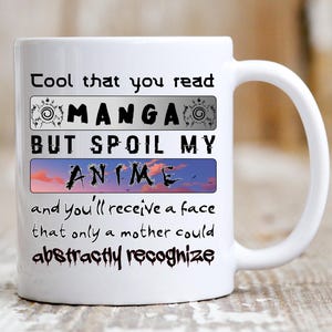 Anime Tasse für Anime-Liebhaber und Otaku, coole Kaffeetasse-Geschenkidee für japanische Animationsfans, Manga-Leser und -Liebhaber
