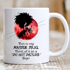 Lustige Anime Kaffeebecher für Japanischen Anime Fan Otaku Animation Geschenk für Ihn Gamer Geschenk